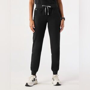 FIGS Zamora Jogger Scrub Pants - Small, Tall, Black